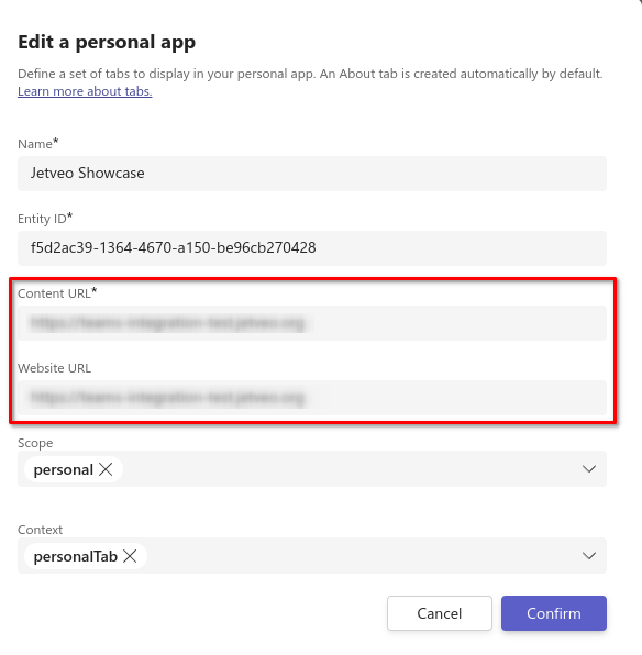 Edit Personal App